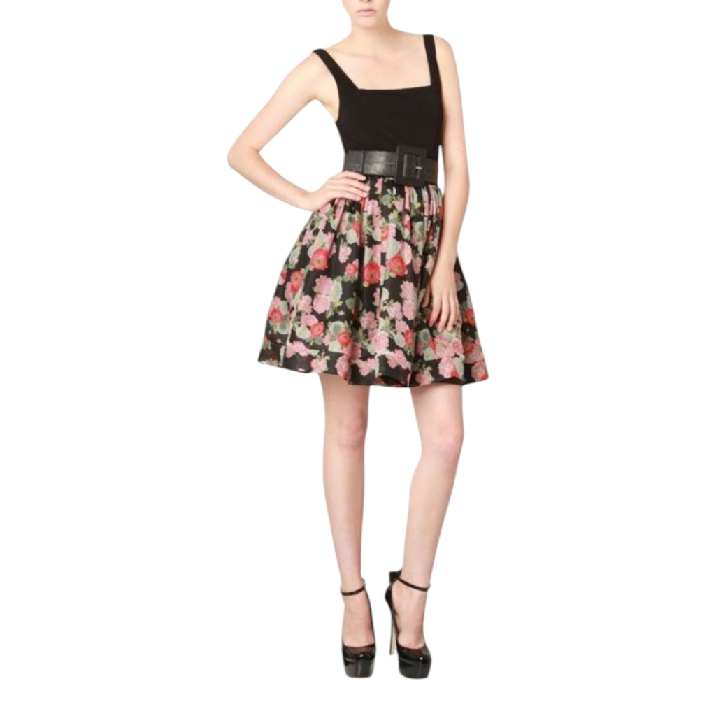 Alice + Olivia | Floral Mini Dress In Size Us 2